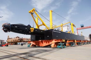 Bakı Gəmiqayırma Zavodunda ADY üçün inşa edilən gəmi suya buraxıldı